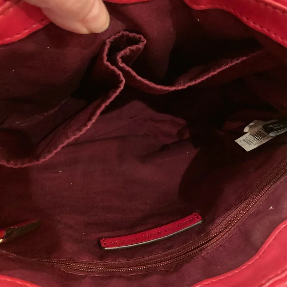 Marc Jacobs Leather MARChive‎ Crossbody Front Flap Bag $398 Shoulder Purse Pink